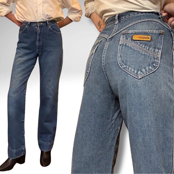 Gitano Denim - VTG Gitano Classic Blue High Rise Straight Leg Jeans 26” waist